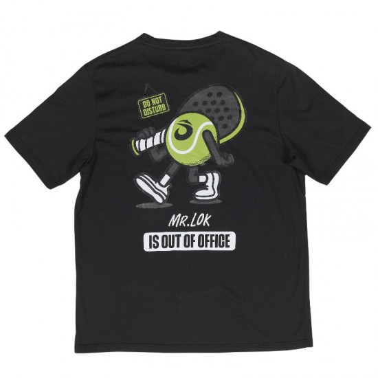 Camiseta Lok Out Of Office Negro
