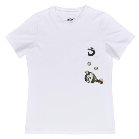 Camiseta Lok The Juggler Blanco Mujer