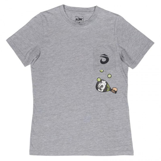 Camiseta Lok The Juggler Gris Mujer