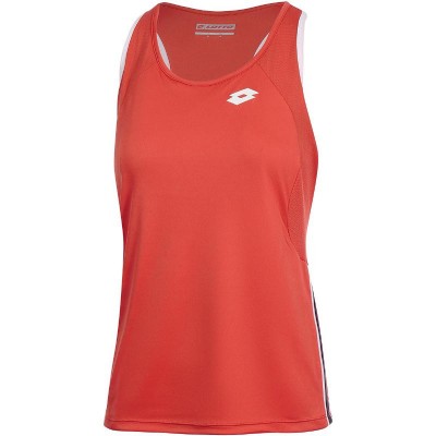 Camiseta Lotto Squadra II Rojo Llama Mujer