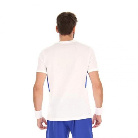 Camiseta Lotto Tech I D2 Blanco Brillo Azul