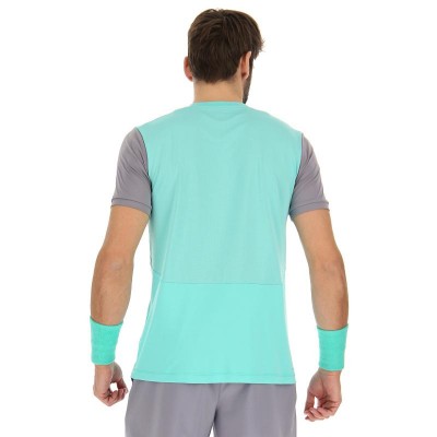 Camiseta Lotto Top IV Verde Turquesa Gris Plata