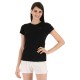 Camiseta Manga Corta Lotto MSP Negro Mujer