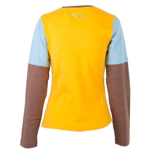 Camiseta Manga Larga Varlion MD M/L06-MC617 Amarillo Mujer