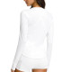 Camiseta Manga Larga Wilson All Day Blanco Mujer