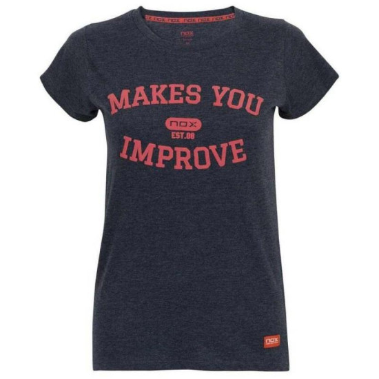 Camiseta Nox Basic Azul Marino Mujer