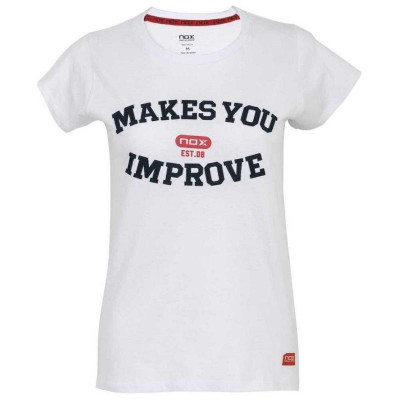 Camiseta Nox Basic Blanco Mujer