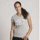 Camiseta Nox Mujer Basic Gris Vigore
