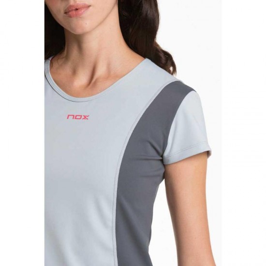 Camiseta Nox Pro Regular Gris Claro Mujer