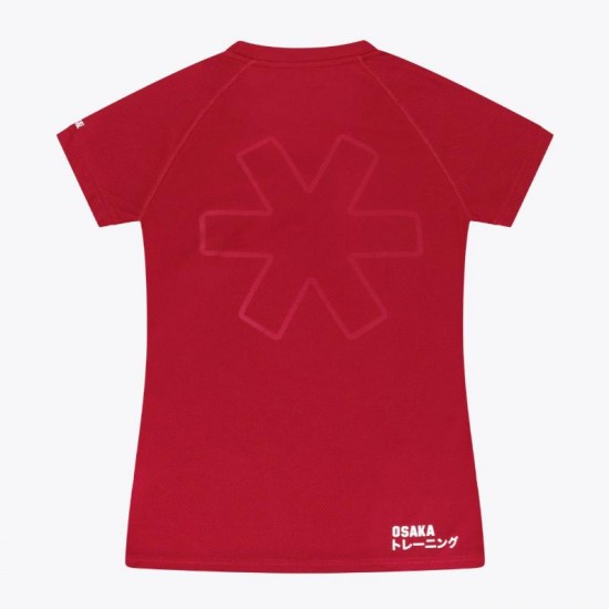 Camiseta Osaka Sleeves Rojo Mujer