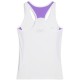 Camiseta Puma Individual Blanco Lila Mujer