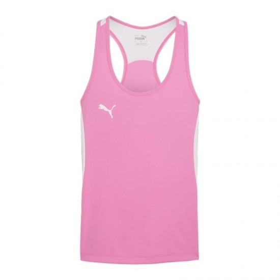 Camiseta Puma Rosa Blanco Mujer