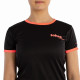 Camiseta Softee Galaxy Negro Coral Fluor Mujer