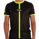 Camiseta Softee Tipex Negro Amarillo Fluor Junior