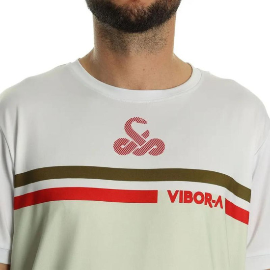 Camiseta Vibora Hydra Pro Blanco Rojo