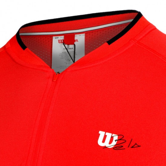 Camiseta Wilson Bela Seamless Ziphnly 2.0 Rojo