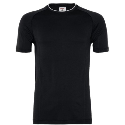 Camiseta Wilson Team Seamless Crew Negro