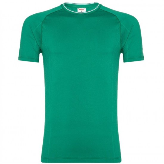 Camiseta Wilson Team Seamless Crew Verde