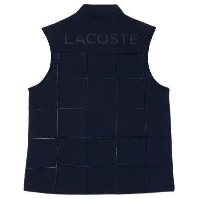 Chaleco Lacoste Regular Fit Azul Marino Mujer