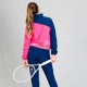 Chaqueta Bidi Badu Gene Azul Oscuro Berry Rosa