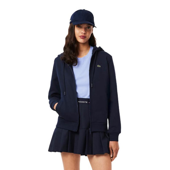 Chaqueta Lacoste Sport Algodon Azul Marino Mujer