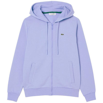 Chaqueta Lacoste Sport Algodon Azul Violeta Mujer