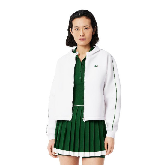 Chaqueta Lacoste Ultra Dry Blanco Mujer