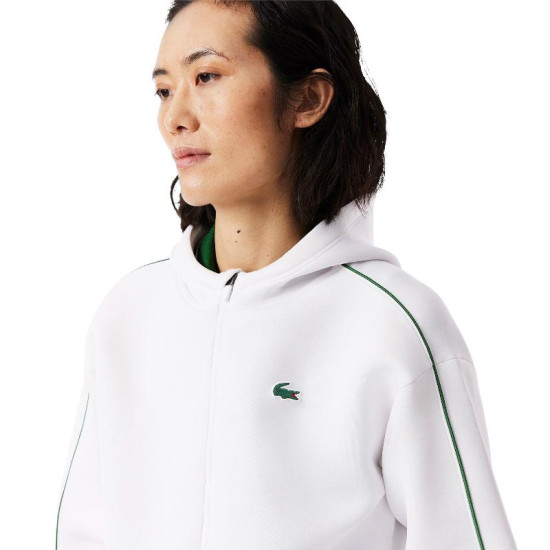 Chaqueta Lacoste Ultra Dry Blanco Mujer