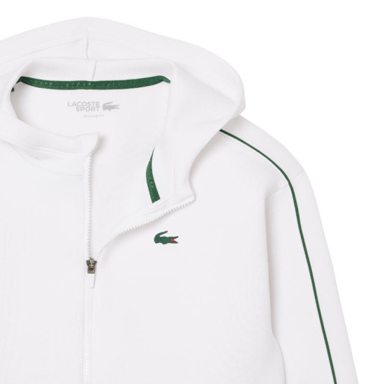 Chaqueta Lacoste Ultra Dry Blanco Mujer