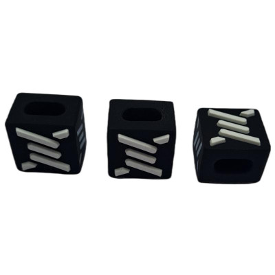 Cierre de Cordon Constrictor Negro 3 Unidades