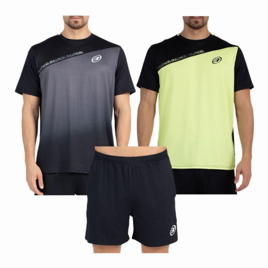 Conjunto Bullpadel Summit Performance Negro x3