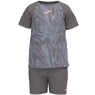 Conjunto Joma Camp Gris Azul Junior