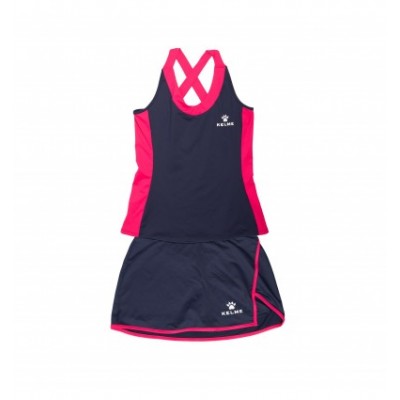 Conjunto Kelme Camiseta y Falda Marino