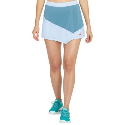 Falda Asics Club Gris Azul Claro