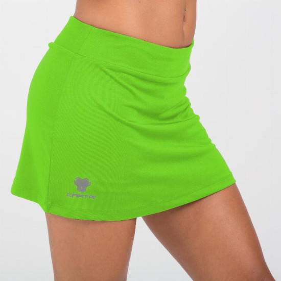 Falda Cartri Karen Verde Fluor Junior