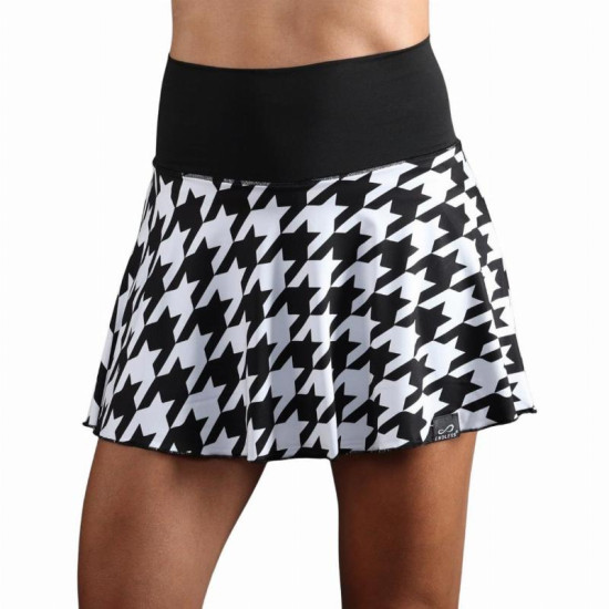 Falda Endless Lux II Negro Houndstooth