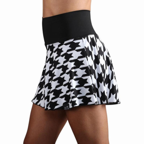 Falda Endless Lux II Negro Houndstooth