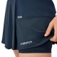 Falda Head Performance Azul Marino Plata