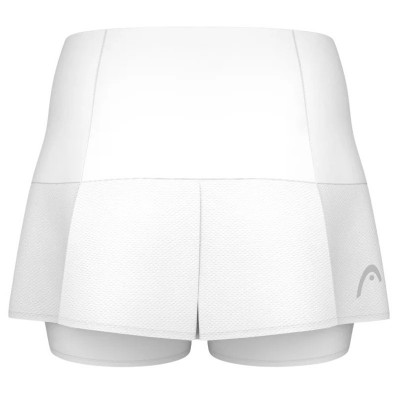 Falda Head Performance Blanco Plata