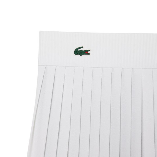Falda Lacoste Ultra Dry Blanco