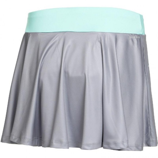 Falda Lotto Top IV Gris Plata Turquesa