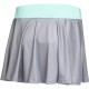 Falda Lotto Top IV Gris Plata Turquesa