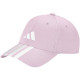 Gorra Adidas Baseball 3 Stripes Rosa Claro