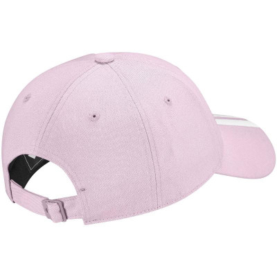 Gorra Adidas Baseball 3 Stripes Rosa Claro