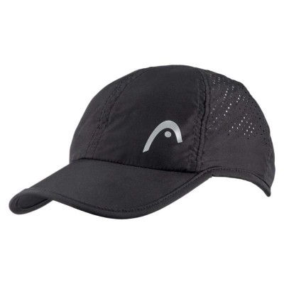 Gorra Head Pro Player Negro Plata