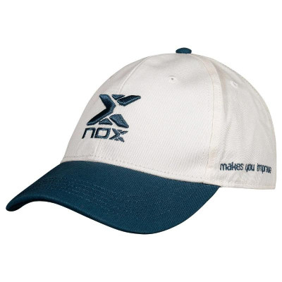 Gorra Nox Street Crema Azul