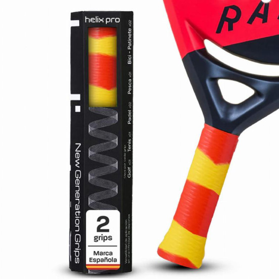 Grip Helix Pro Rojo Amarillo