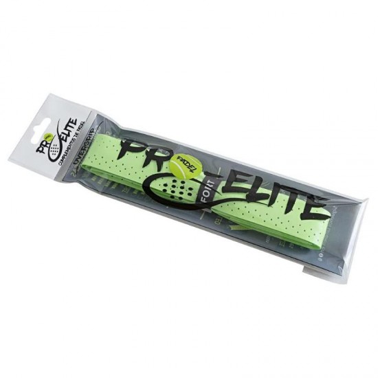 Grip Pro Elite Confort Eva Perforado Verde Fluor 1 Unidad