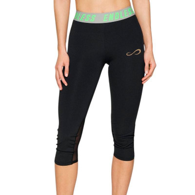 Mallas Endless Iconic Negro Verde