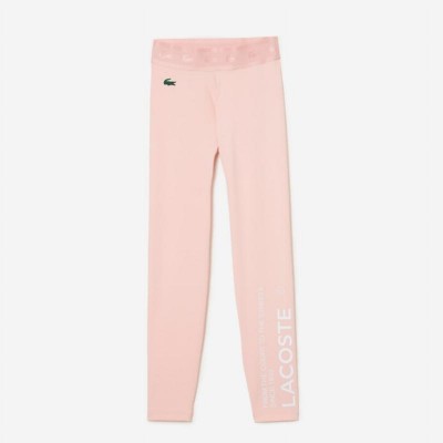 Mallas Lacoste Sport Poliester Reciclado 7/8 Rosa